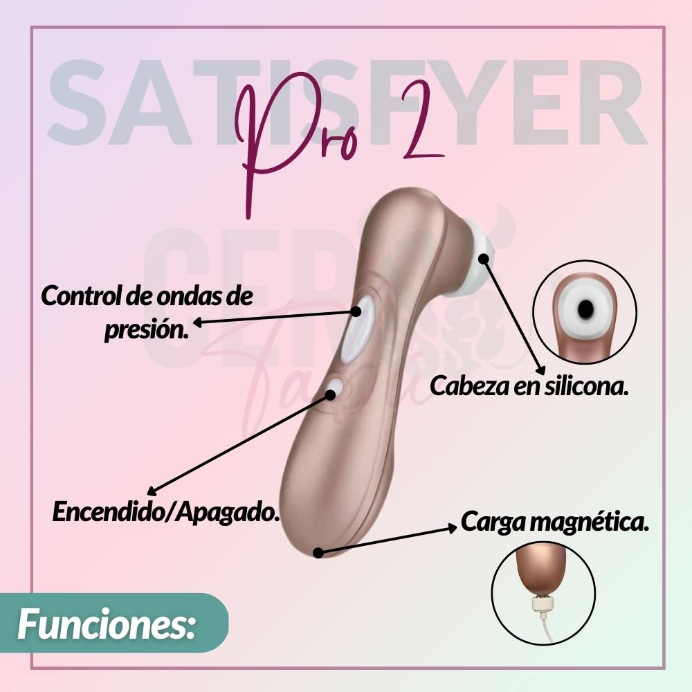 Satisfyer Pro2 Succionador De Clítoris Juguete Sexual